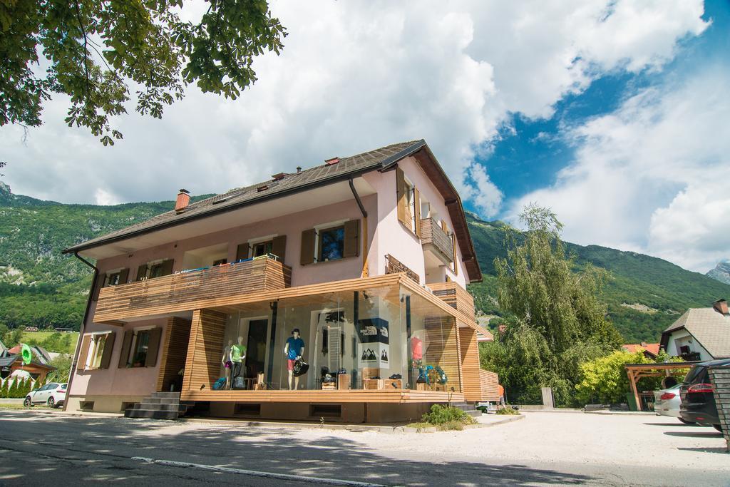 Apartments Skok With Rafting And Free Parking Бовец Экстерьер фото