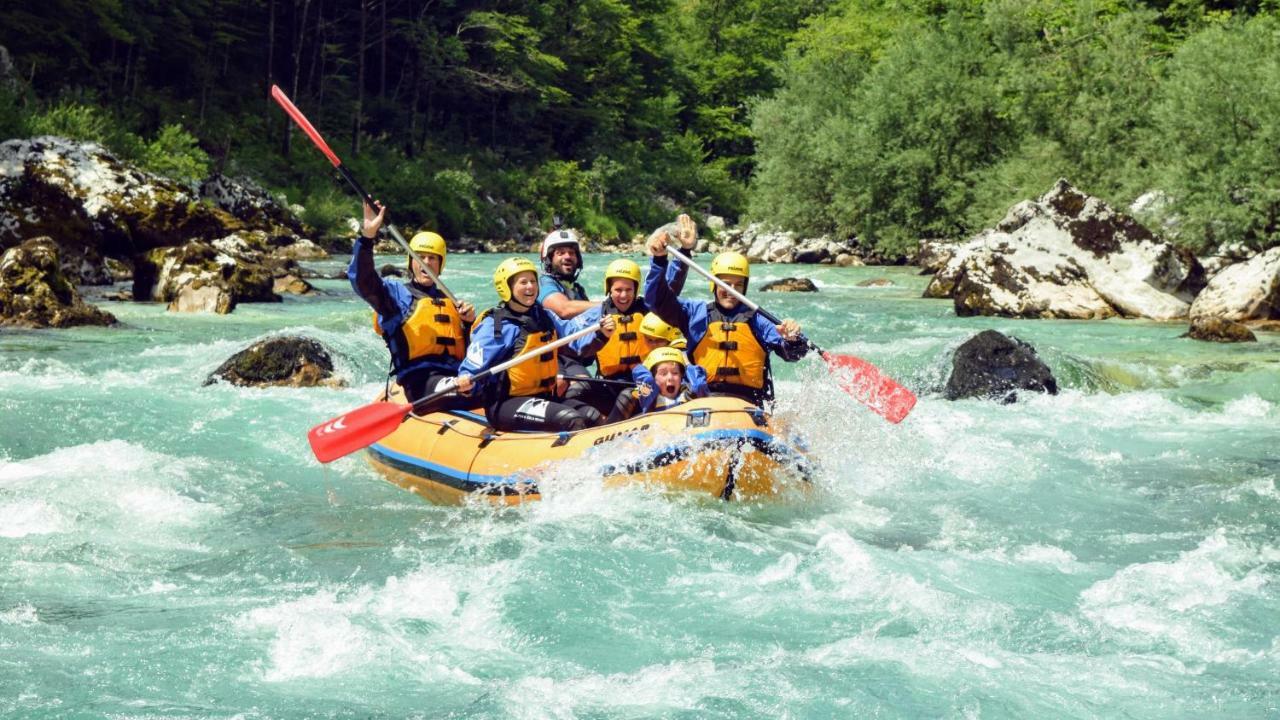 Apartments Skok With Rafting And Free Parking Бовец Экстерьер фото