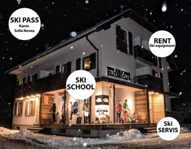 Apartments Skok With Rafting And Free Parking Бовец Экстерьер фото